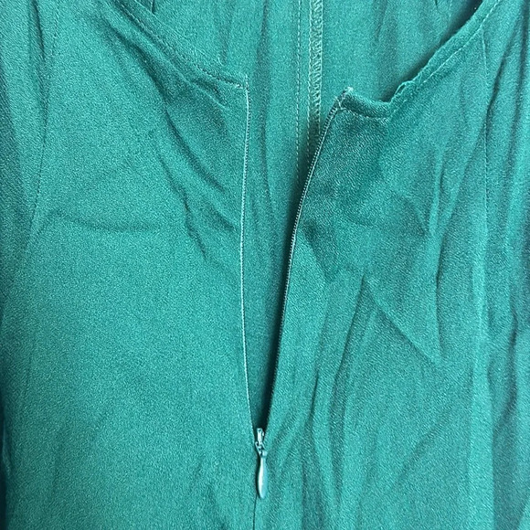 Reformation Mayer Green Emerald Jumpsuit Womens Size 0 Back Keyhole Festival - Picture 10 of 16